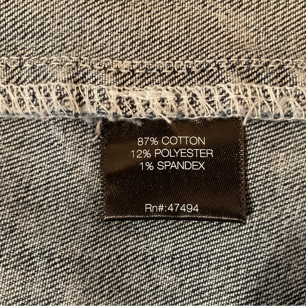 Norma Kamali Gang Coat ~ Blue Acid Wash, NWT - Picture 9 of 16